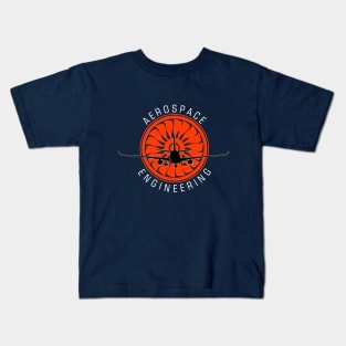 aerospace engineering, aeronautical, airplane engineer Kids T-Shirt